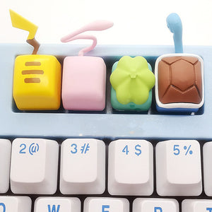 Pokemon Key Caps Suite With 4 Pieces