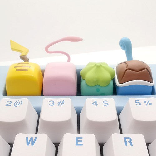 Pokemon Key Caps Suite With 4 Pieces